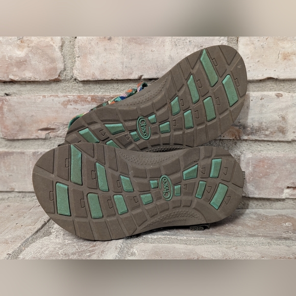 Chaco ZX1 Ecotread Sandal Rainbow Geometric Kids Size 3 / Women's Size 5 - Picture 3 of 3